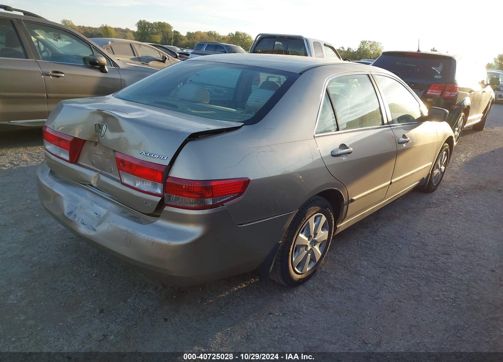 2004 HONDA ACCORD SDN LX VIN: 1HGCM56344A153661