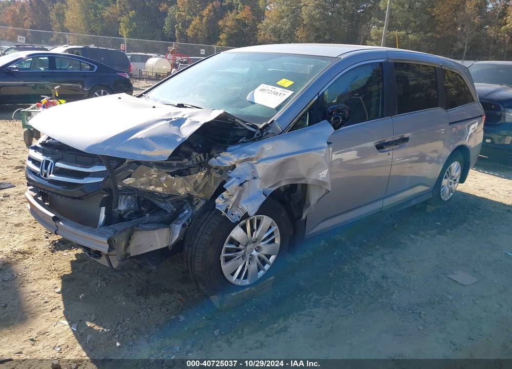 2016 HONDA ODYSSEY LX VIN: 5FNRL5H24GB017588