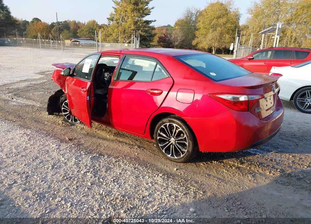 2014 TOYOTA COROLLA S PLUS VIN: 2T1BURHE3EC036800