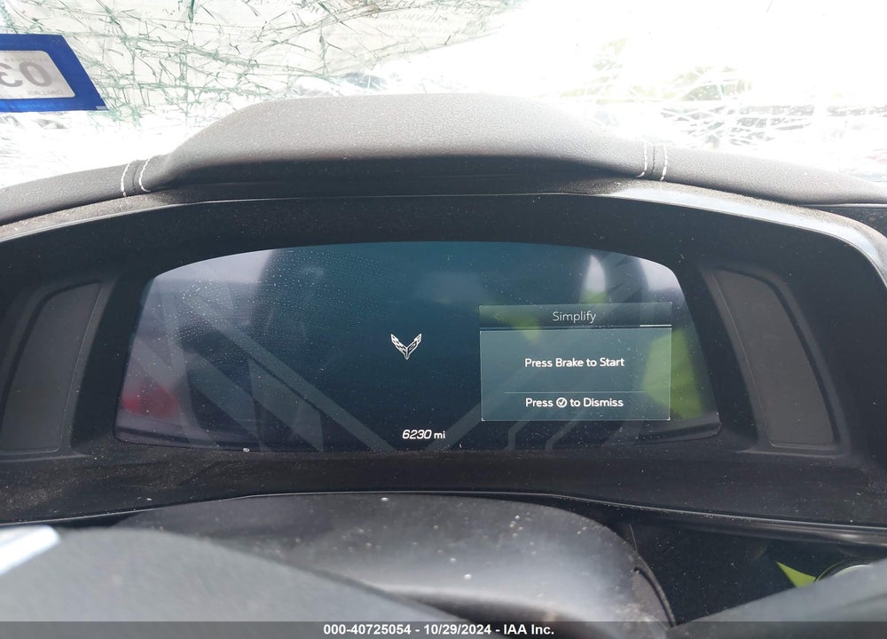 2023 CHEVROLET CORVETTE STINGRAY RWD 1LT VIN: 1G1YA2D47P5123695