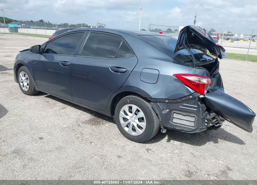 2019 TOYOTA COROLLA L VIN: 2T1BURHE8KC185036