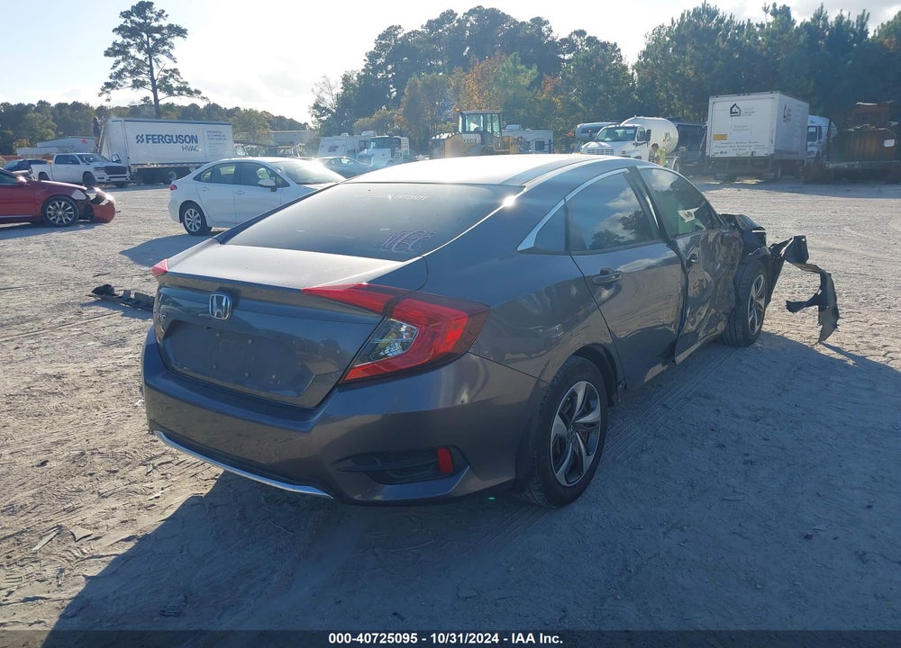 2019 HONDA CIVIC LX VIN: 19XFC2F65KE029609