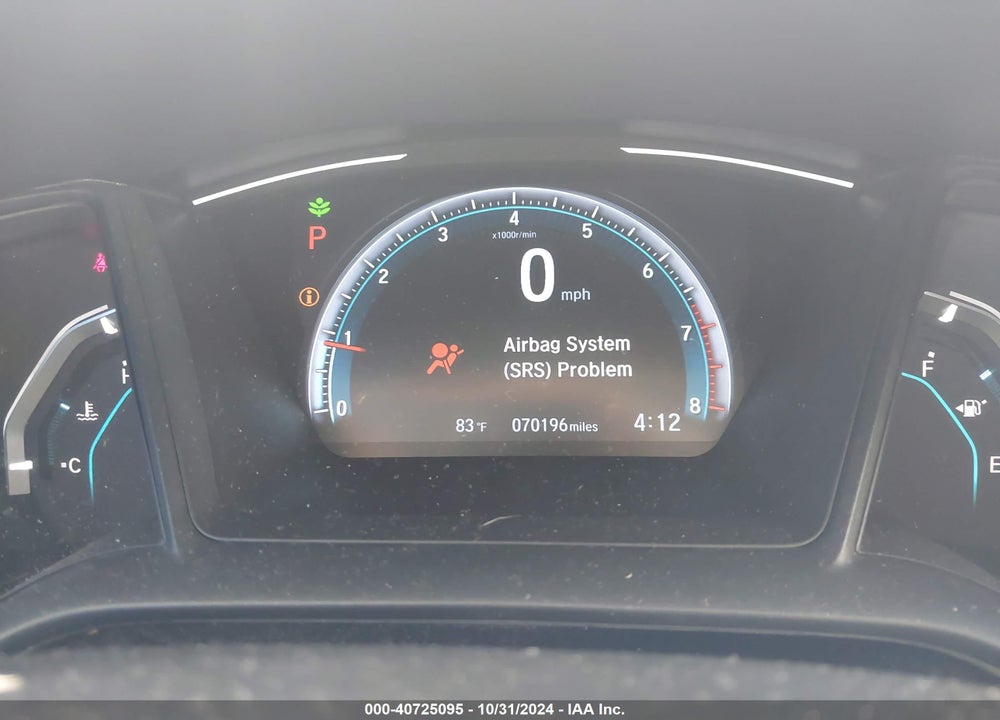 2019 HONDA CIVIC LX VIN: 19XFC2F65KE029609