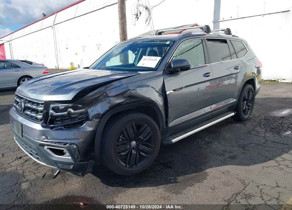 2019 VOLKSWAGEN ATLAS 3.6L V6 SEL PREMIUM VIN: 1V2NR2CA1KC551078