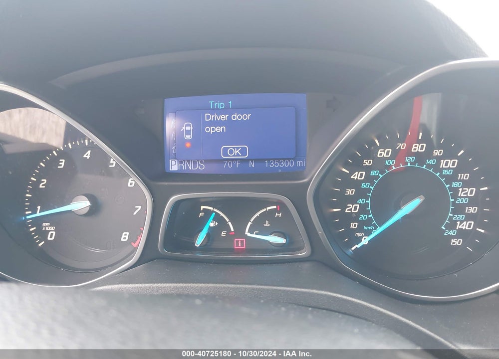 2013 FORD ESCAPE S VIN: 1FMCU0F76DUA38140