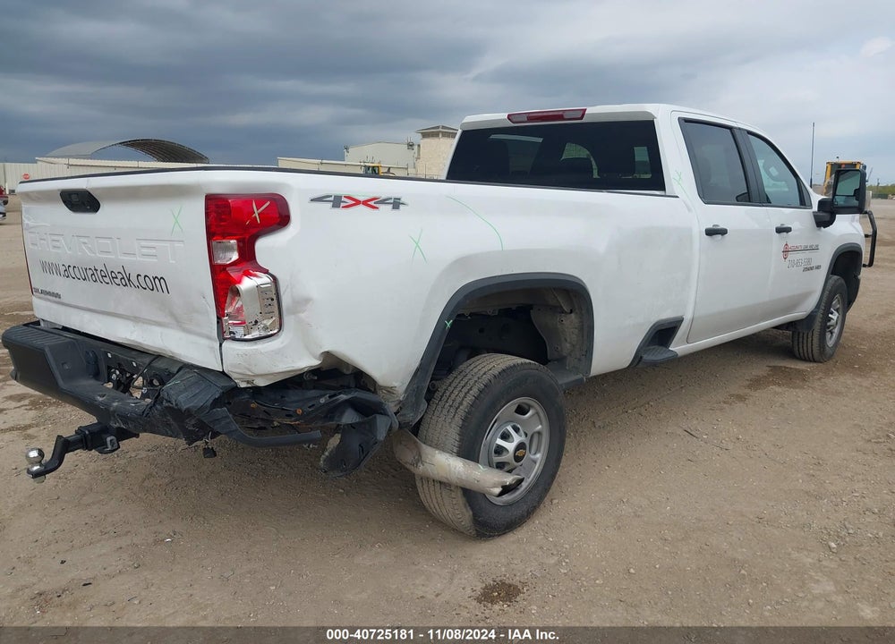2024 CHEVROLET SILVERADO 2500HD 4WD  LONG BED WORK TRUCK VIN: 1GC4YLE76RF273956