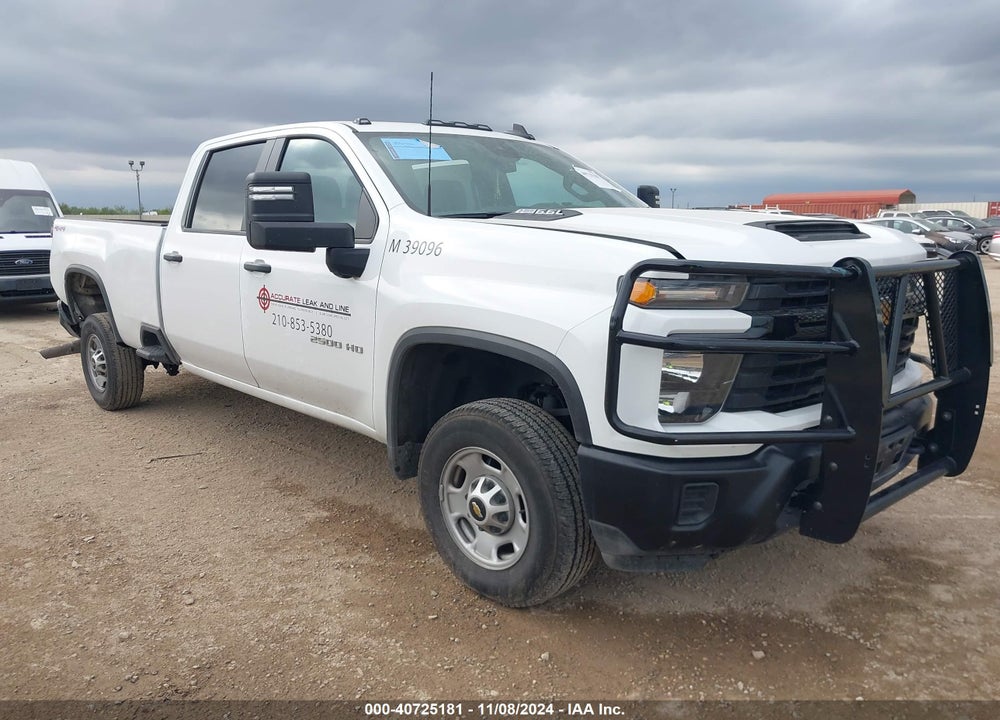 2024 CHEVROLET SILVERADO 2500HD 4WD  LONG BED WORK TRUCK VIN: 1GC4YLE76RF273956