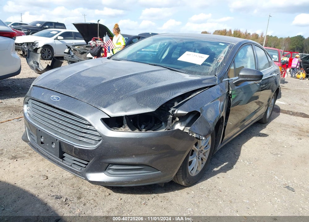 2016 FORD FUSION S VIN: 3FA6P0G79GR254265