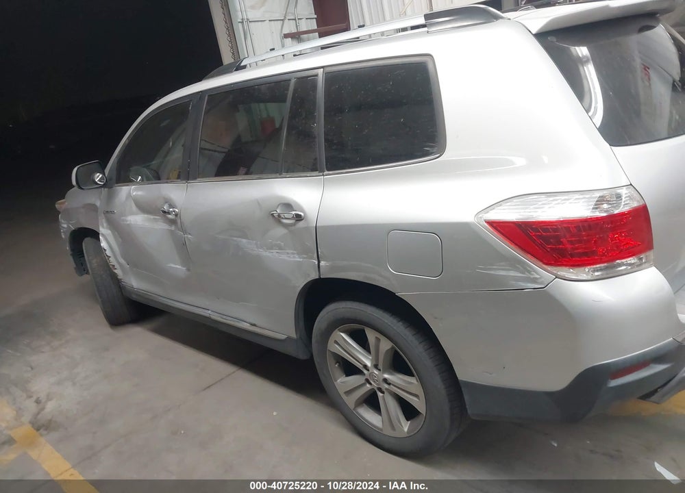 2012 TOYOTA HIGHLANDER LIMITED V6 VIN: 5TDDK3EH0CS154415