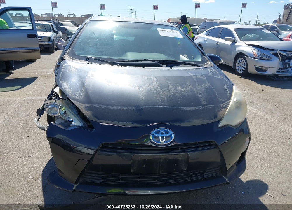 2012 TOYOTA PRIUS C THREE VIN: JTDKDTB34C1501896