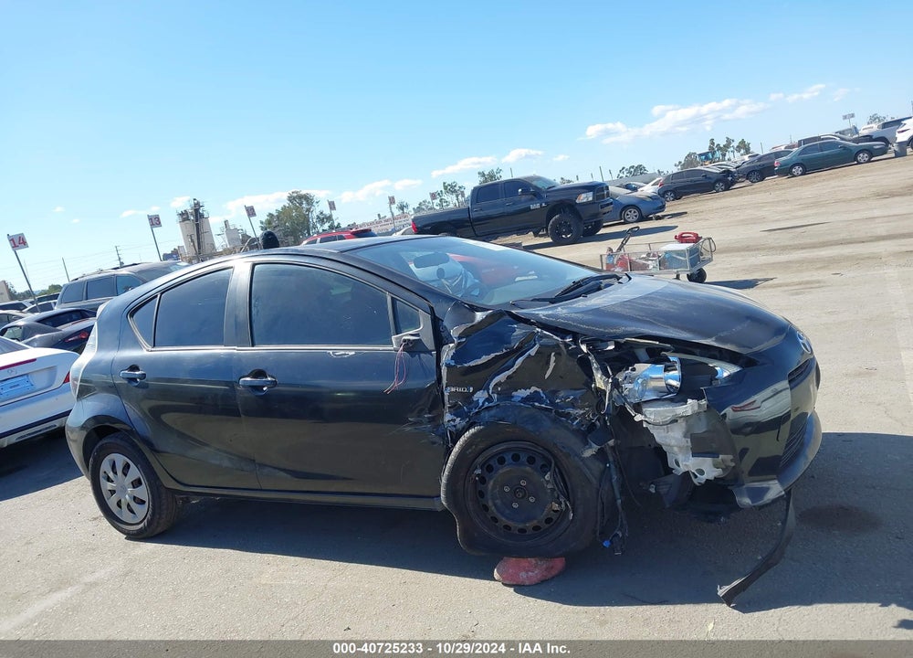 2012 TOYOTA PRIUS C THREE VIN: JTDKDTB34C1501896