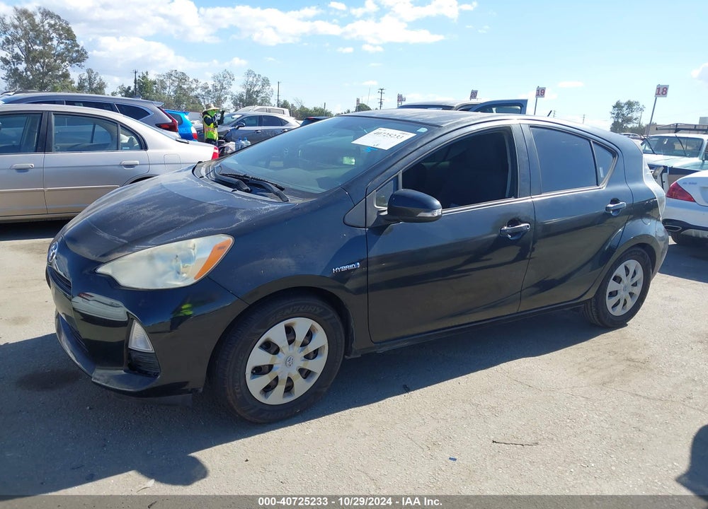 2012 TOYOTA PRIUS C THREE VIN: JTDKDTB34C1501896