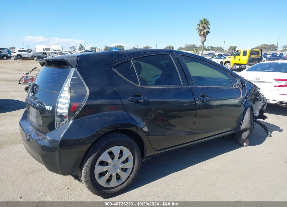 2012 TOYOTA PRIUS C THREE VIN: JTDKDTB34C1501896