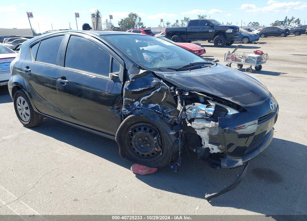 2012 TOYOTA PRIUS C THREE VIN: JTDKDTB34C1501896