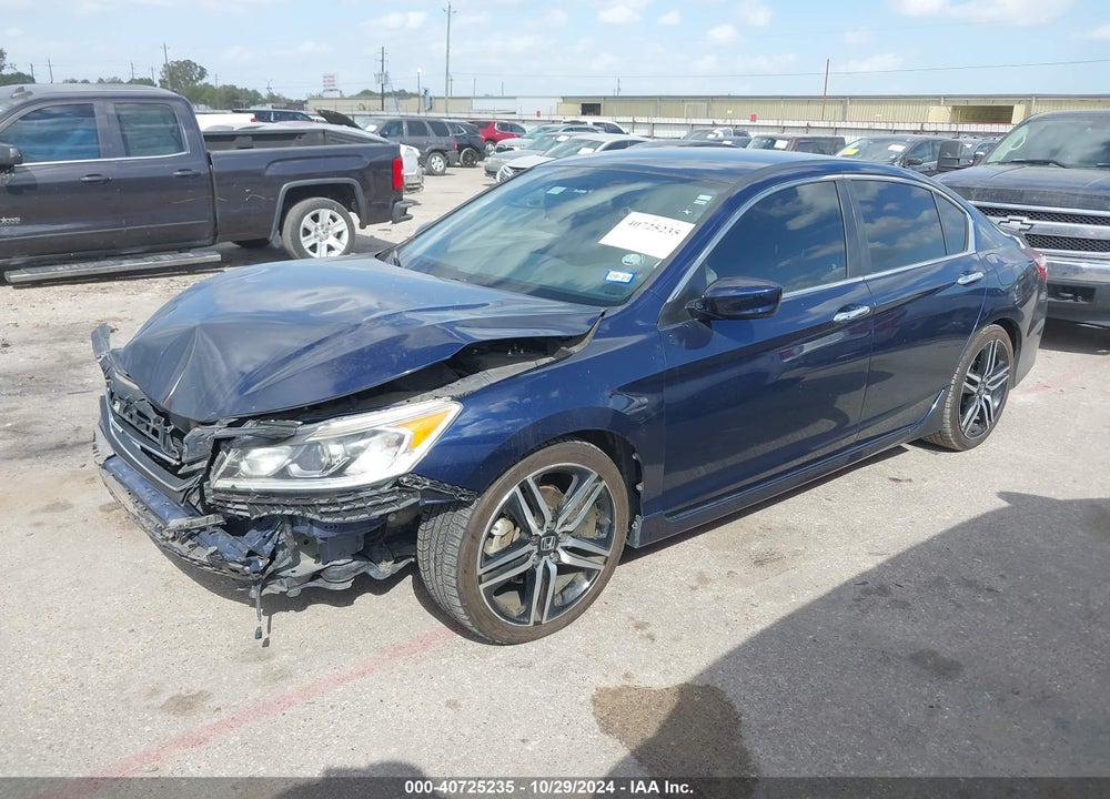 2017 HONDA ACCORD SPORT SE VIN: 1HGCR2F17HA172838