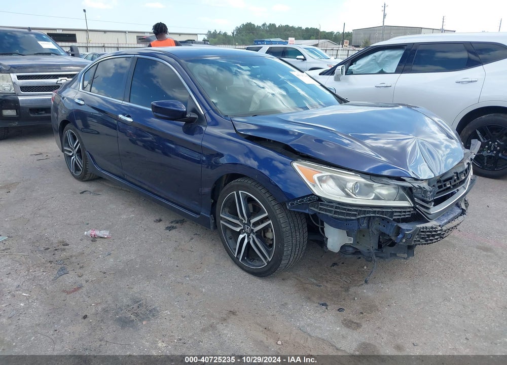 2017 HONDA ACCORD SPORT SE VIN: 1HGCR2F17HA172838