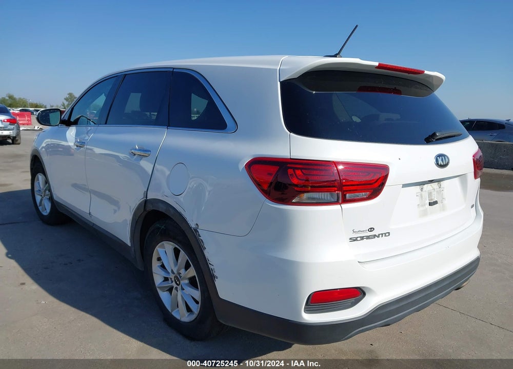 2020 KIA SORENTO 2.4L LX VIN: 5XYPG4A32LG689998