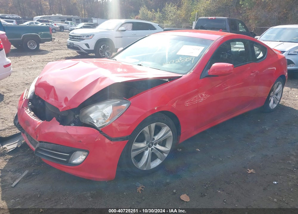 2010 HYUNDAI GENESIS VIN: KMHHU6KH8AU014991