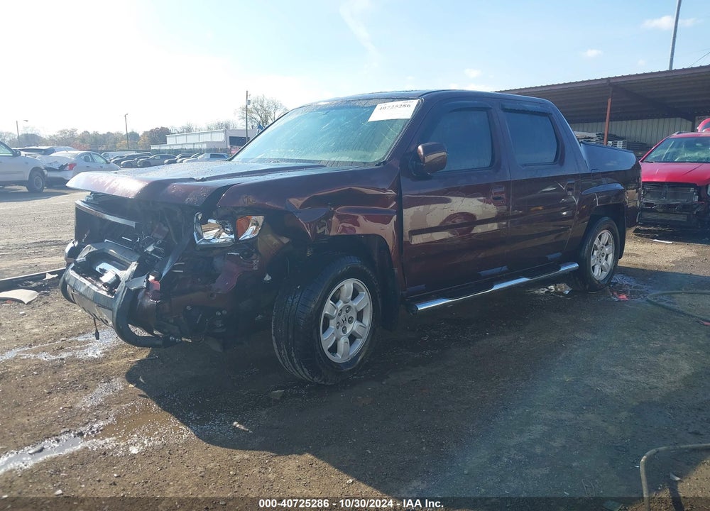 2007 HONDA RIDGELINE RTL VIN: 2HJYK16577H527718