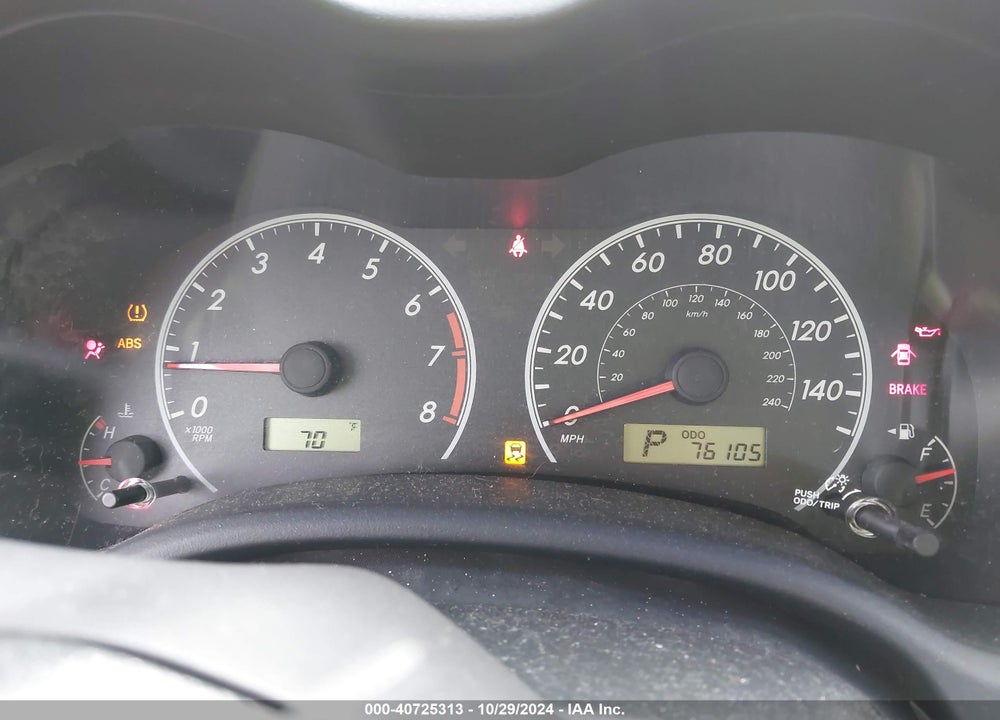 2011 TOYOTA COROLLA LE VIN: 2T1BU4EE4BC641704
