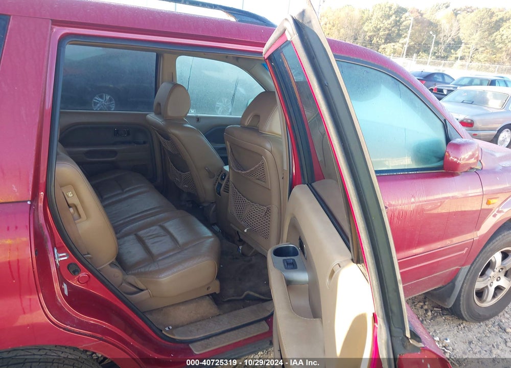 2006 HONDA PILOT EX-L VIN: 5FNYF18566B023087