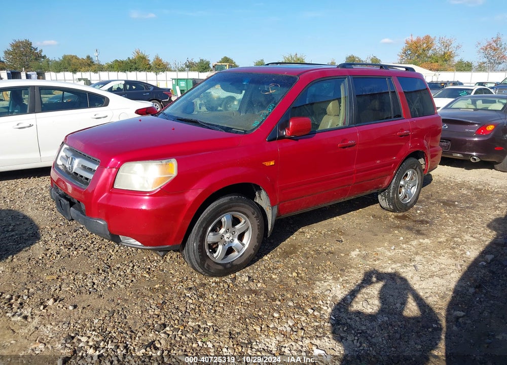 2006 HONDA PILOT EX-L VIN: 5FNYF18566B023087