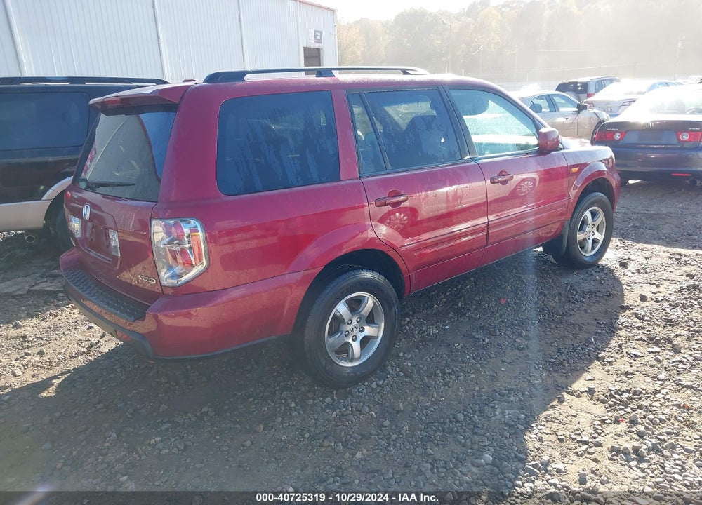 2006 HONDA PILOT EX-L VIN: 5FNYF18566B023087