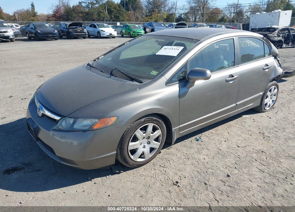 2008 HONDA CIVIC LX VIN: 1HGFA16598L066235