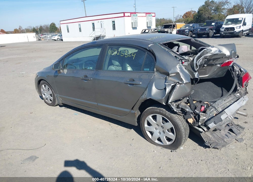 2008 HONDA CIVIC LX VIN: 1HGFA16598L066235