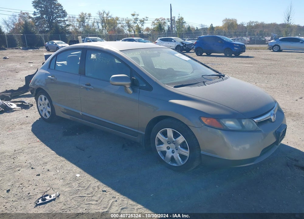 2008 HONDA CIVIC LX VIN: 1HGFA16598L066235