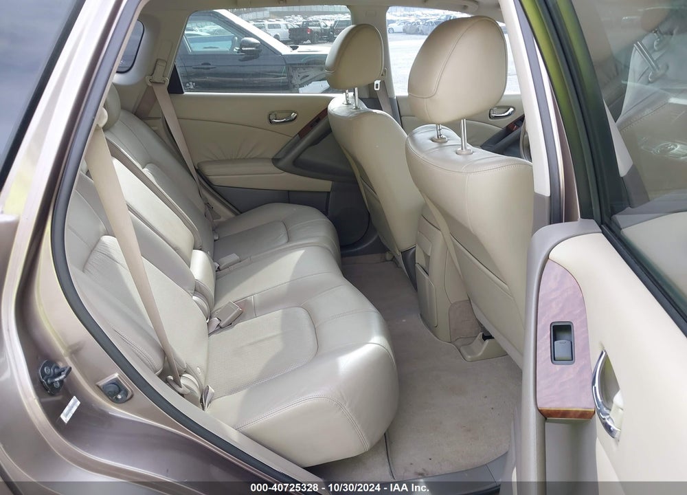 2009 NISSAN MURANO LE VIN: JN8AZ18W29W140543