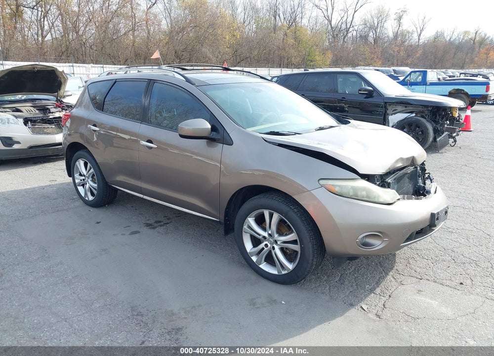 2009 NISSAN MURANO LE VIN: JN8AZ18W29W140543