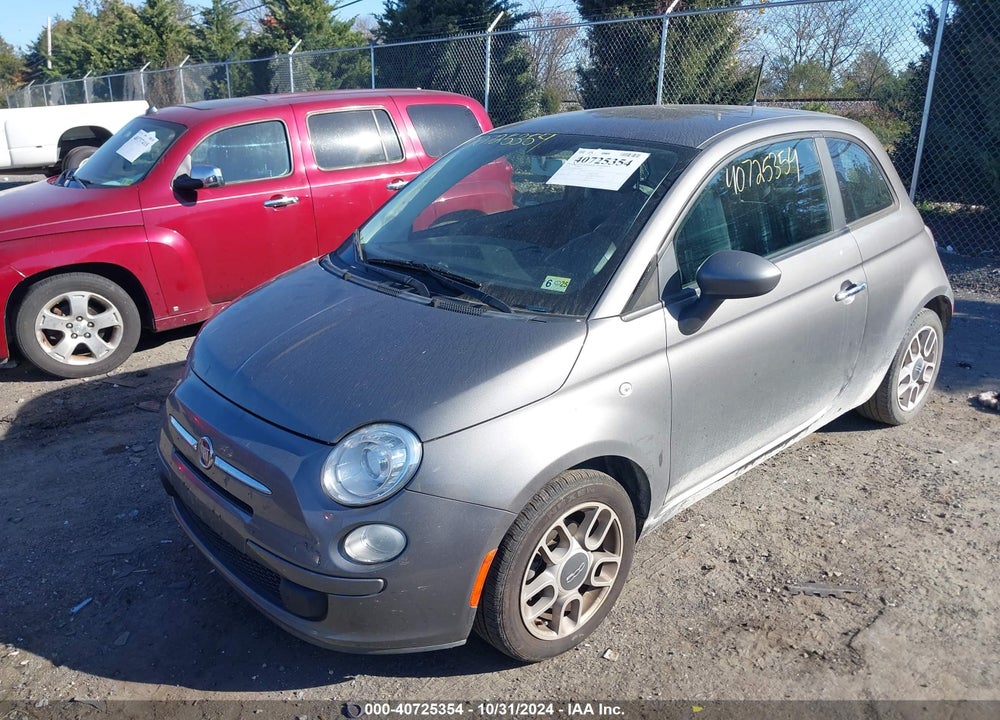 2012 FIAT 500 POP VIN: 3C3CFFAR9CT122864