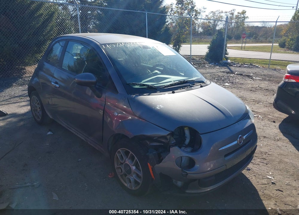 2012 FIAT 500 POP VIN: 3C3CFFAR9CT122864
