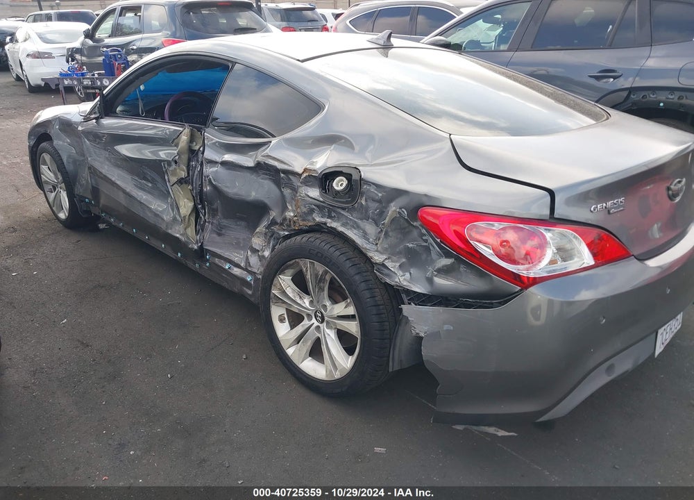 2012 HYUNDAI GENESIS 3.8 GRAND TOURING VIN: KMHHU6KH8CU074742