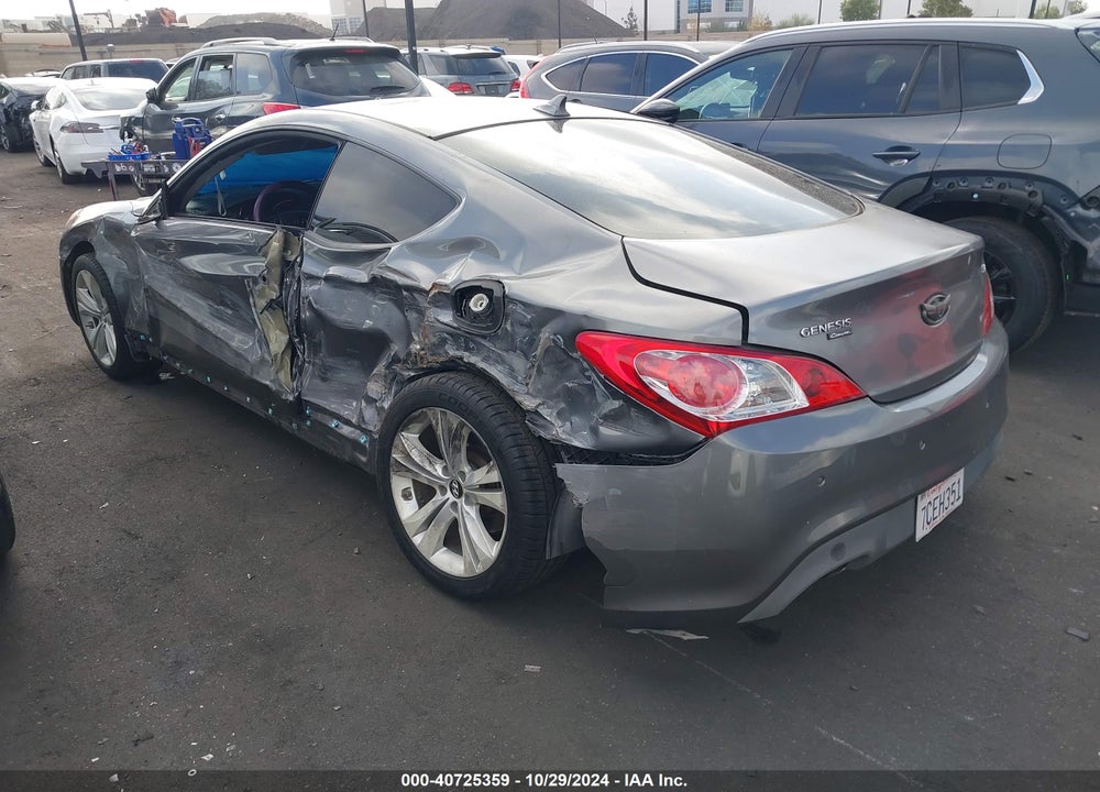 2012 HYUNDAI GENESIS 3.8 GRAND TOURING VIN: KMHHU6KH8CU074742