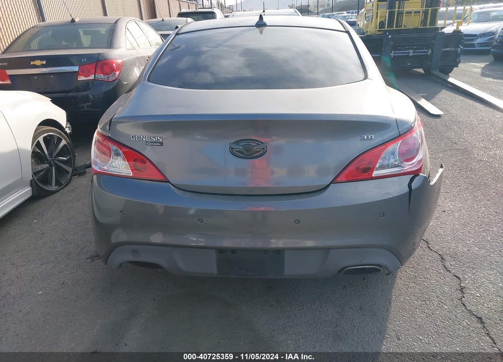 2012 HYUNDAI GENESIS 3.8 GRAND TOURING VIN: KMHHU6KH8CU074742