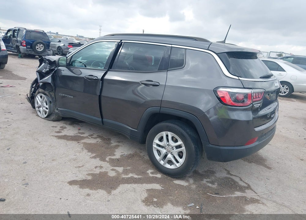 2019 JEEP COMPASS SPORT FWD VIN: 3C4NJCAB0KT782455