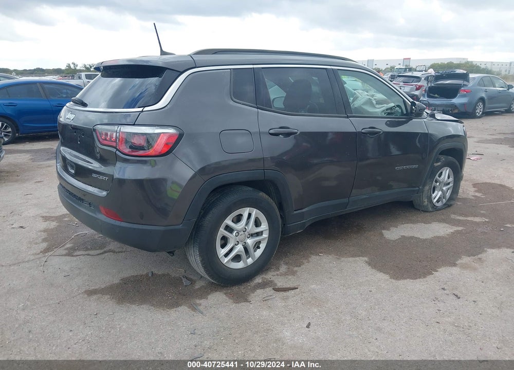 2019 JEEP COMPASS SPORT FWD VIN: 3C4NJCAB0KT782455