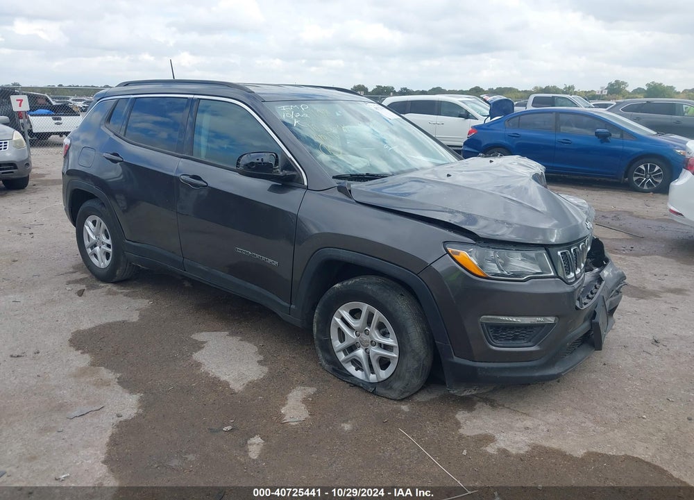 2019 JEEP COMPASS SPORT FWD VIN: 3C4NJCAB0KT782455