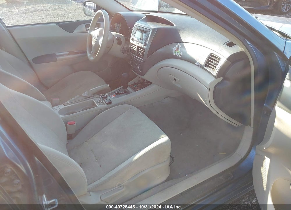 2008 SUBARU IMPREZA 2.5I VIN: JF1GE61698H500134