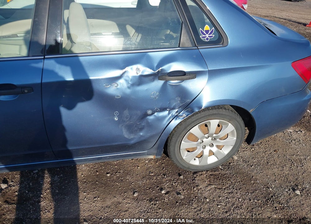2008 SUBARU IMPREZA 2.5I VIN: JF1GE61698H500134