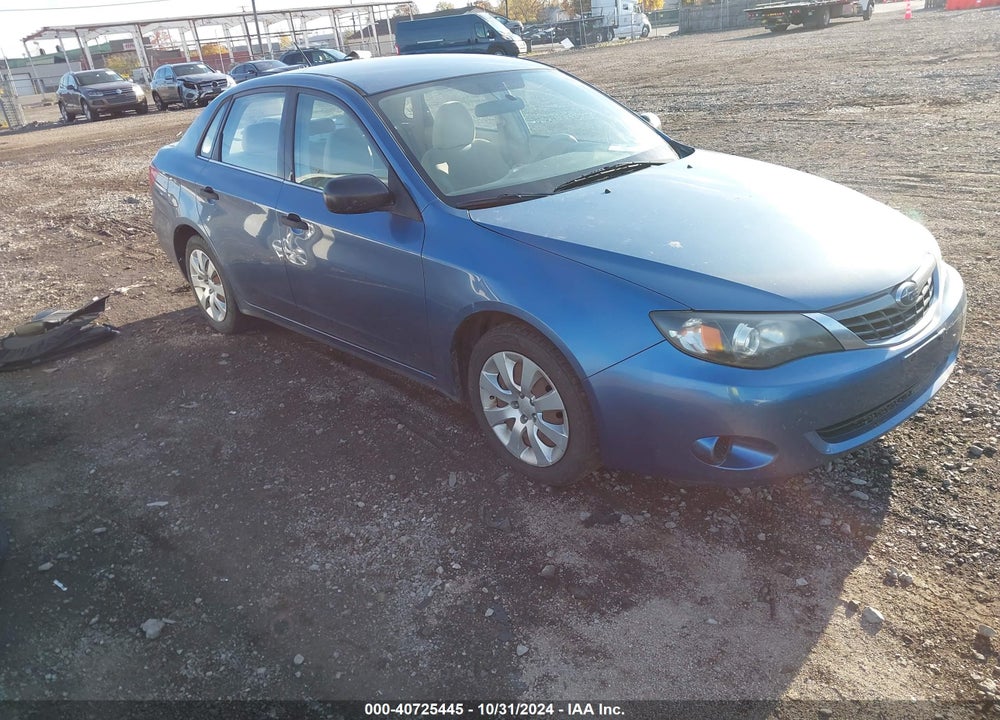 2008 SUBARU IMPREZA 2.5I VIN: JF1GE61698H500134