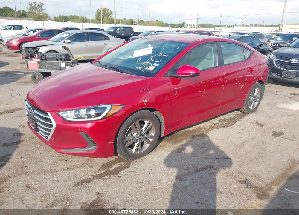 2017 HYUNDAI ELANTRA SE VIN: KMHD84LF9HU227379