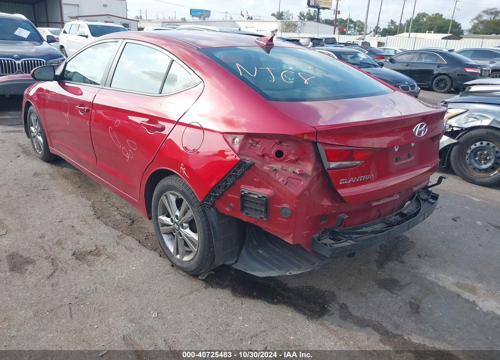 2017 HYUNDAI ELANTRA SE VIN: KMHD84LF9HU227379