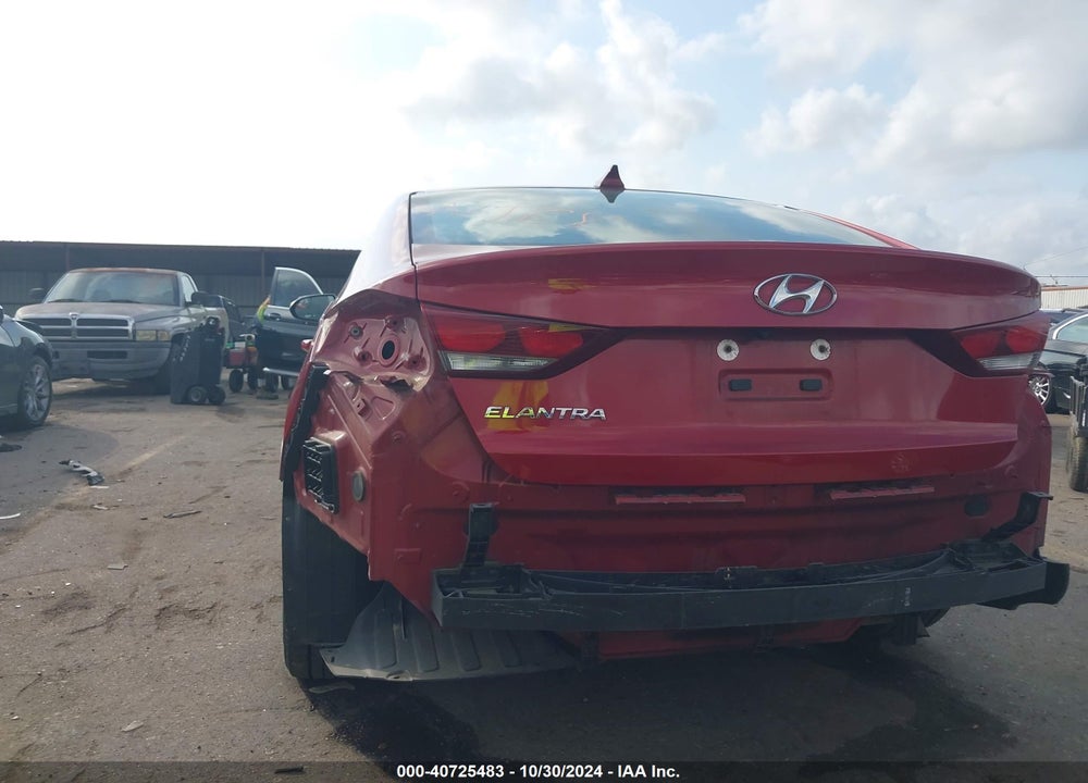 2017 HYUNDAI ELANTRA SE VIN: KMHD84LF9HU227379