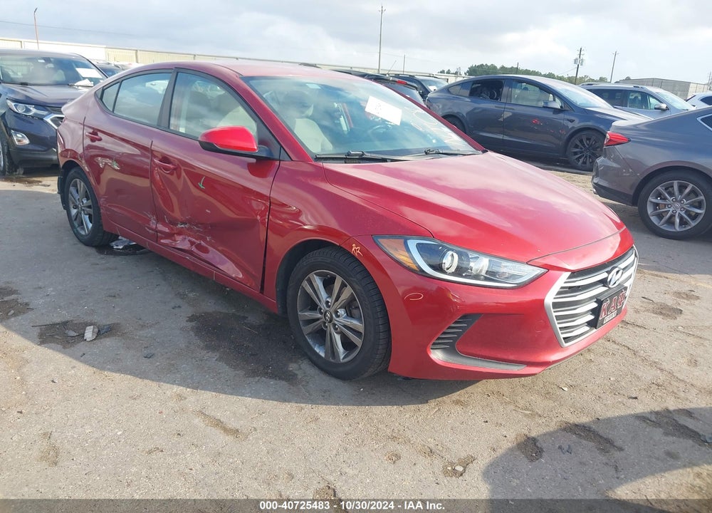 2017 HYUNDAI ELANTRA SE VIN: KMHD84LF9HU227379