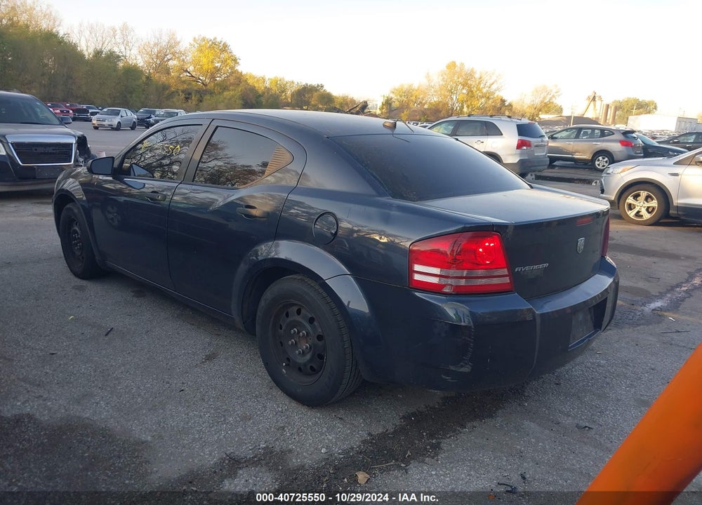 2008 DODGE AVENGER VIN: 1B3LC46K98N198257