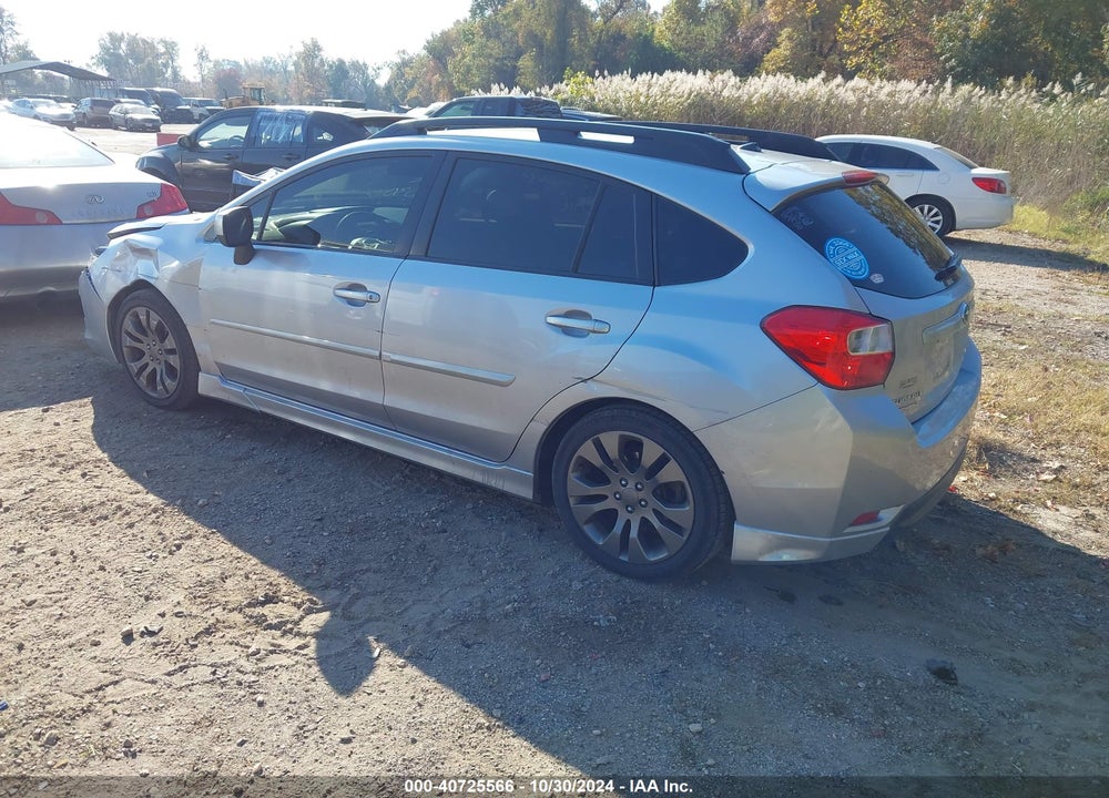 2014 SUBARU IMPREZA 2.0I SPORT PREMIUM VIN: JF1GPAL62E8270586