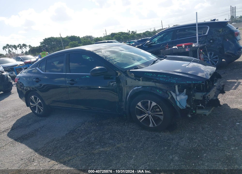 2021 NISSAN SENTRA SV XTRONIC CVT VIN: 3N1AB8CV7MY310570